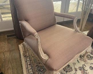Rose pair of arm chairs