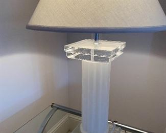 2 side table lamps