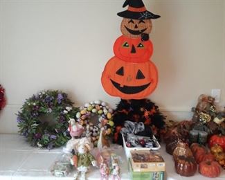 Fall and Halloween  decor items
