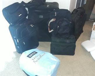 Nice luggage and a couple of airbeds