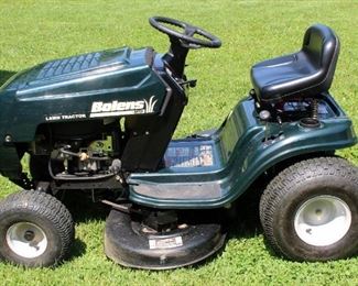 MTD Bolens Gas Powered Lawn Tractor With Twin Blade 38in Deck, 6-Speed, 5 Cutting Heights, Electric Start, 13.5HP Briggs & Stratton Engine, Powers On
