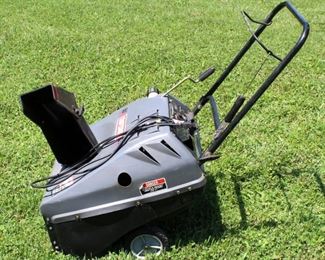 Craftsman Gas Powered Snow Blower With Electric Start, Model 536.885210, 18in Auger, Powers On
