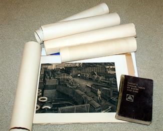 Jackson Lee Nesbit Pencil Etchings Prints Of Sheffield Steel Corp Includes, "Tool Mill", "Soaking Pits", "Charging Scrap", And "Tapping Heat" Qty 6
