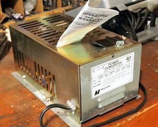 Magnetek 40 Amp To 12Volt Power Converter, Model 3240, With Battery Charger