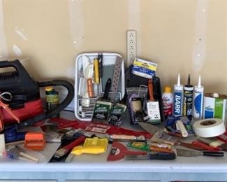 Craftsman Small Vac and Painting Supplies