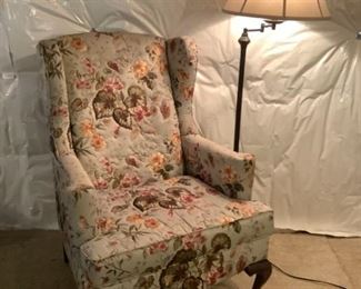 Custom Wingback Chair Lamp