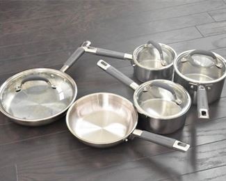 Group Lot Of FABERWARE Stainless Steel Cookware