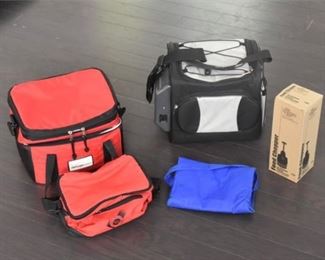 Group Lot Of Lunch Bags and Food Chopper