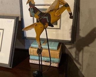  vintage 20th century pendulum cowboy