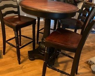 High top table from Machinos with four chairs