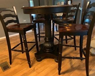 High top table from Machinos with four chairs