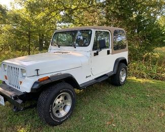 1. 1995 Jeep Wrangler- 147,000 miles - Bids will be taken through Friday, September 24th at 5:00 pm. Highest bidder will be notified shortly thereafter