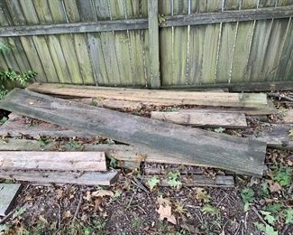 Miscellaneous wood boards