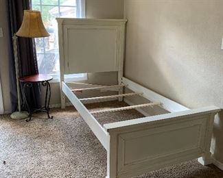 Twin size bed frame - like new