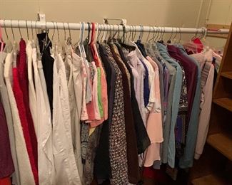 Women’s clothing size 6 to size 10 - shoe sizes 5 1/2 - 6 1/2