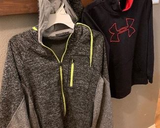 Young men’s clothing - sizes range from boys size 8 to young men’s small - tops, jeans, shorts, hoodies - many great labels….Nike, Under Armour, Patagonia, Tek Gear