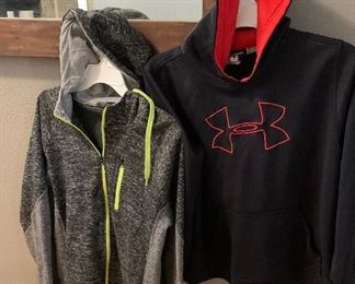 Young men’s clothing - sizes range from boys size 8 to young men’s small - tops, jeans, shorts, hoodies - many great labels….Nike, Under Armour, Patagonia, Tek Gear
