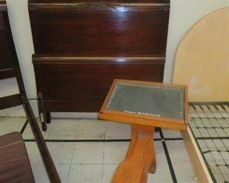 Antique Twin Bed & Desk