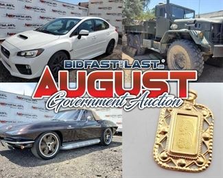 August Government Auction OVER 600 Lots!