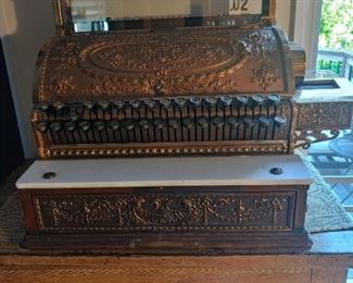 Gorgeous antique cash register