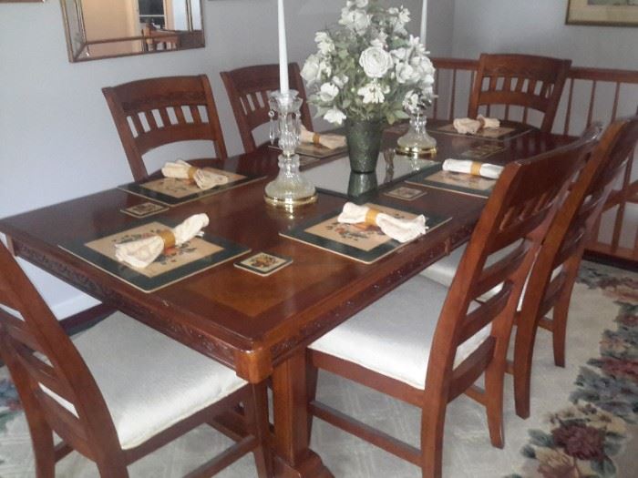 Dining table 6 chairs