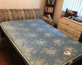 Sleeper Sofa, includes full size mattress, foam pad and mattress cover $250