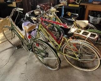 Vintage bicycles