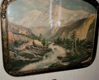 Antique framed prints