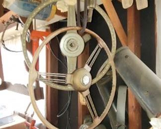 Antique car parts