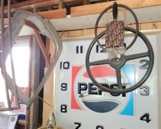 Vintage Pepsi clock