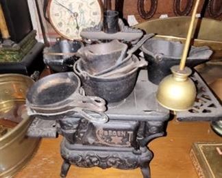 Cast iron stove sampler