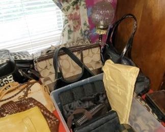 Burberry coach and other ladies purses