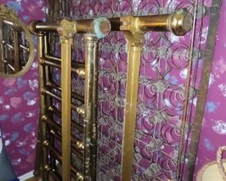 Brass bed