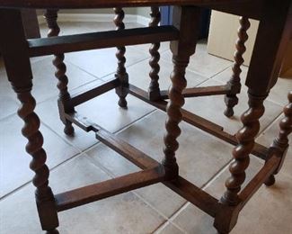 Barley Twist Gateleg Table