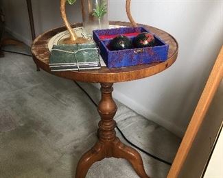 Small Side Table with tri Leg Base