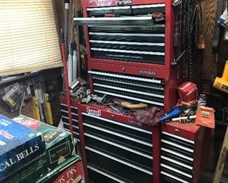 Prefer to sell tool box and contents as complete item. Full compliment of tools, mostly craftsman, impact sockets, air tools, good condition. asking  $2000