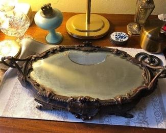 Antique Mirrored Tray