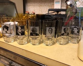 Black American Water Glasses
