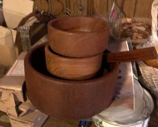 Wooden Mixing Bowls