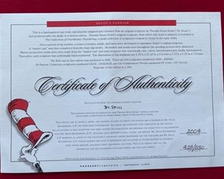 RARE Dr Seuss Sawfish Unorthodox Taxidermy Resin Sculpture Saw Fish THEODOR GEISEL 8x26.5x2.5in HxWxD