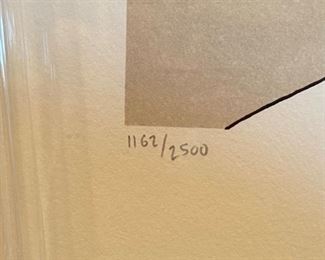 Dr Seuss I Am The Lorax. I Speak For Trees Limited Edition Serigraph Lithograph 2500 Frame: 17x21. Art: 11x15in HxWxD