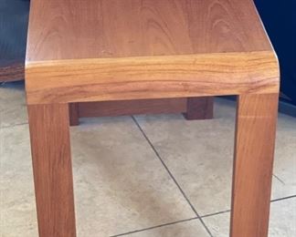 Artist Made Hardwood Accent table 18 x 24.5 x 14.5