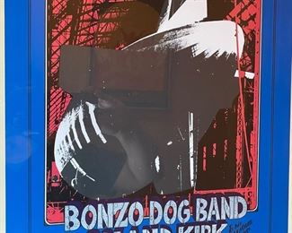 Led Zeppelin Winterland Concert Poster Framed Bonzo Dog Band Roland Kirk Wolfgang's Vault Frame: 26x21 Poster: 22x14in HxWxD