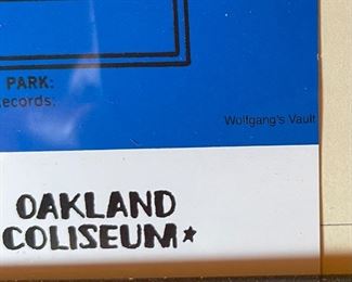 Led Zeppelin Winterland Concert Poster Framed Bonzo Dog Band Roland Kirk Wolfgang's Vault Frame: 26x21 Poster: 22x14in HxWxD