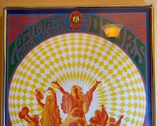 The Doors Lothar and the Hand People Concert Poster Captain Beefheart & The Magic Band FDD004 Frame: 20.5x14.5 Poster: 20x14in HxWxD