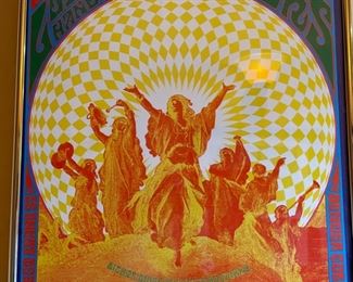 The Doors Lothar and the Hand People Concert Poster Captain Beefheart & The Magic Band FDD004 Frame: 20.5x14.5 Poster: 20x14in HxWxD