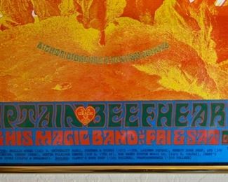 The Doors Lothar and the Hand People Concert Poster Captain Beefheart & The Magic Band FDD004 Frame: 20.5x14.5 Poster: 20x14in HxWxD