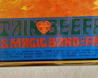 The Doors Lothar and the Hand People Concert Poster Captain Beefheart & The Magic Band FDD004 Frame: 20.5x14.5 Poster: 20x14in HxWxD