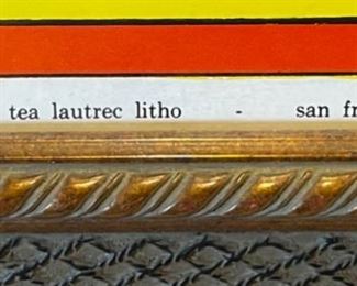 Bob Dylan Bob On Bob Concert Poster w/ 1966 ticket Frame: 37x22. Poster: 24.75 x 16.25 HxWxD