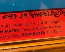 The Doors 1967 Fillmore Concert Poster Procol Harum Mt. Rushmore Frame: 37x28. Poster: 32x21.5 HxWxD